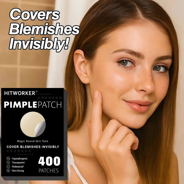 400 pieces/set of skin color facial hydrogel concealer patch waterproof, alcohol free, non irritating concealer essential