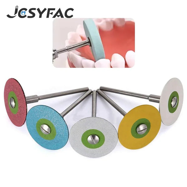 1Pcs Dental Polishing Discs Rubber Diamond Polisher Wheel Disc Dental Materials Teeth Whitening