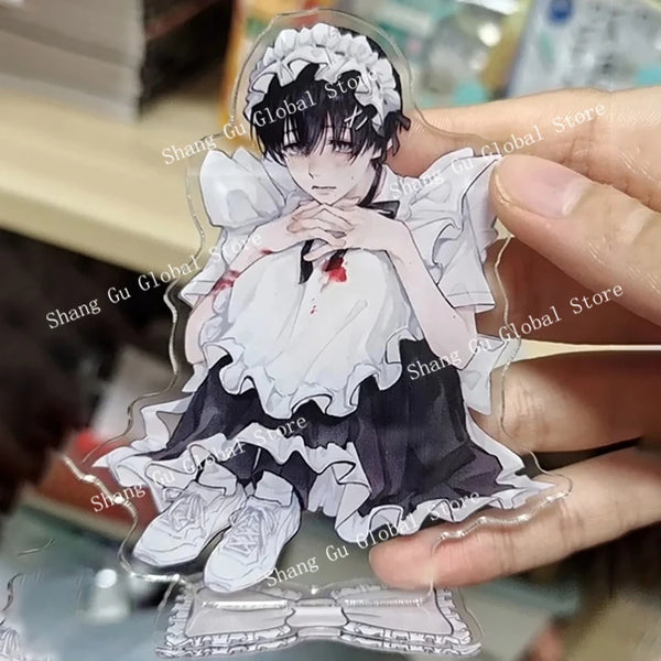 10cm/3.93in Acrylic The Summer Hikaru Died Standing Plates Anime Peripherals Cartoon Jiaji Tsujizhong Maid Table Toys Decoration