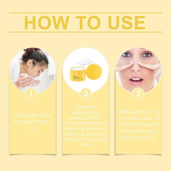 Nose Plants Pore Strips, Black Head Remover Mask, Gently Cleanses Facial T-Zone Pores Acne, Moisturizes Skin