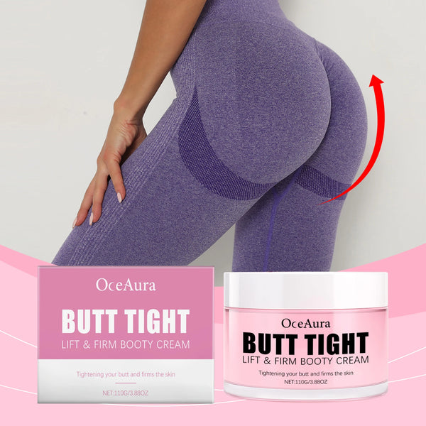 OceAura Buttock Firming Cream Buttocks Enlargement Sculpting Shaping Body Care Butt Tights Hyaluronic Acid Hip Lift up Cream 80g