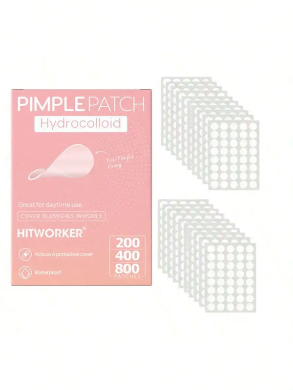 800/400/200pcs Colloidal Acne Patch - Alcohol free, odorless, effectively covers acne patches, suitable for all skin types