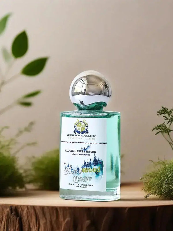 Wood & Cedar Alcohol-Free Winter Perfume Woody Unisex Fragrance for Men & Women Rich Scent 50ml Date Christmas gifts Birthday