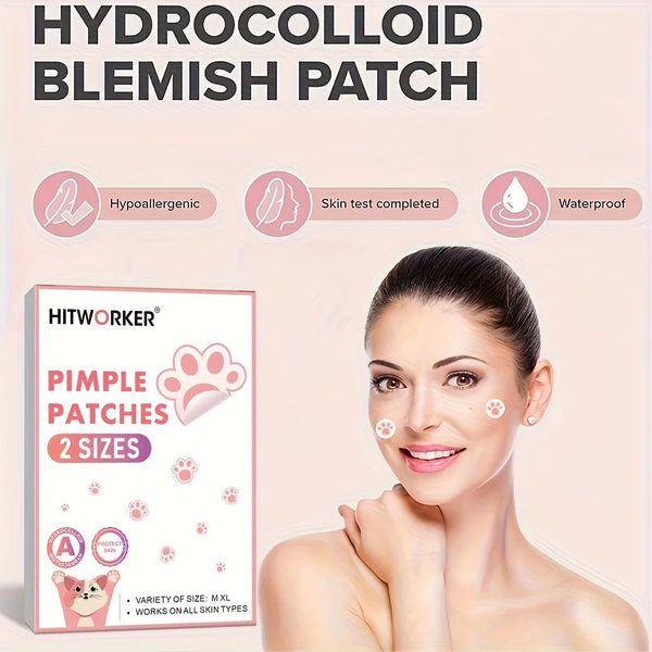 Pink Cat Paw Acne Patches 216pcs Quick Delivery for Sale on Taobao Taobao Title No More than 128 Characters