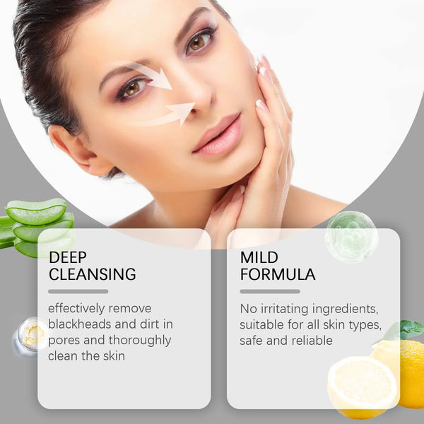 Blackhead Removal Nasal Mask Clean the Nose Blackheads Pimples Shrink Tightening Pores Exfoliate Oil Control Anti Acne Skin Care