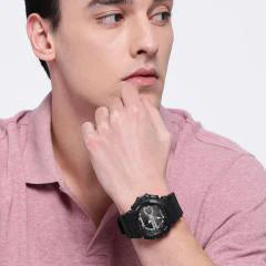 Timex Men's Black Resin Watch, Digital Dial | Tw5m22500