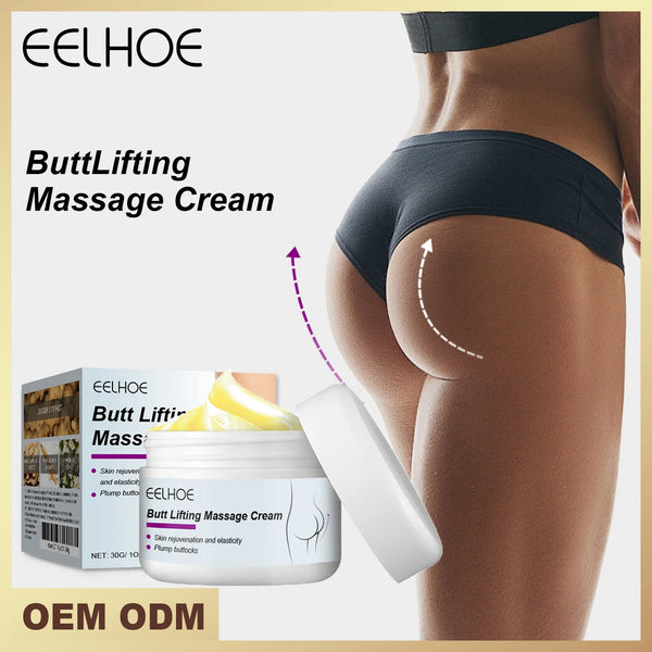 Butt Lifting Massage Cream, Hip Care, Tightens The Body Skin, Enhances Buttock Elasticity, Moisturizes and Nourishes