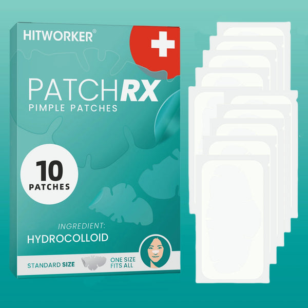 Hydrocolloid Nose Strips (10 Count) - Fragrance-Free & Gentle - Deep Cleans Blackheads, Unclogs Pores, Suitable for All Skin Typ